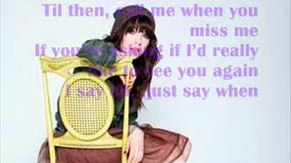 Carly Rae Jepsen - Picture [Lyrics on screen]