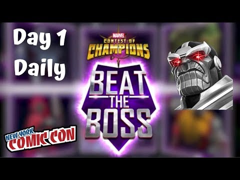 Beat The Boss NYCC Daily Tournament Day 1! Hector vs Heisenberg! - MCOC