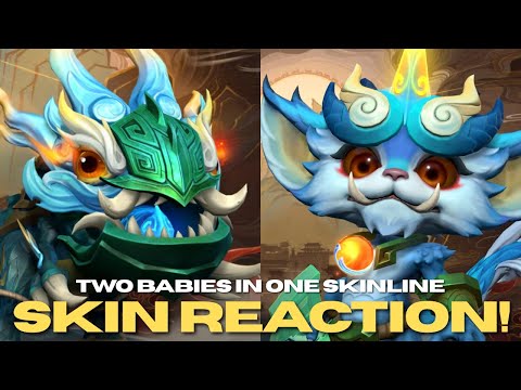 Shan Hai Gnar & Kog'Maw are BABIES! Skin Spotlight Reaction! | Wild Rift