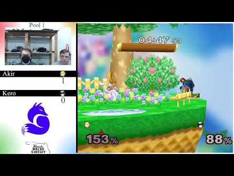 Florida Melee Circuit Finals - Akir (DK/Marth) Vs Kero (Falcon) - Pools