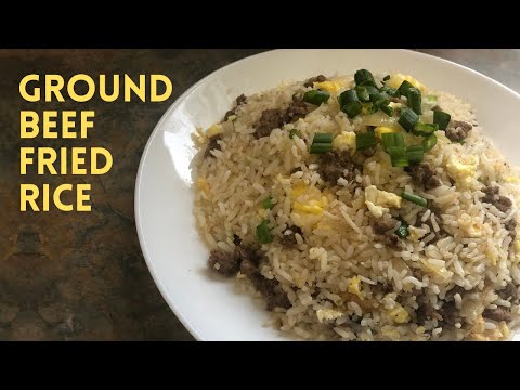 Ground Beef Fried Rice