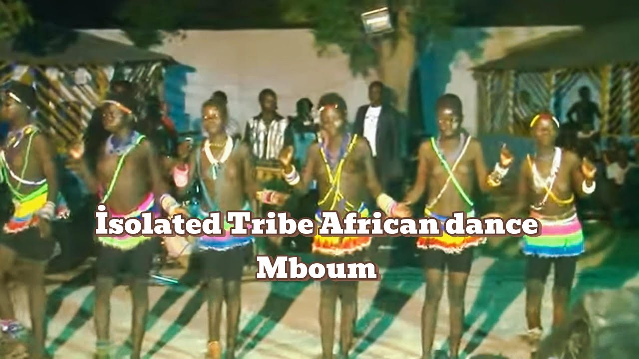 Isolated Tribe African dance