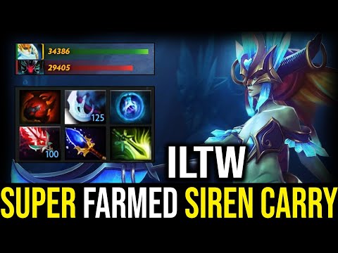 Nigma.iLTW [Naga Siren] Mega Farm Late game Carry Dota 2