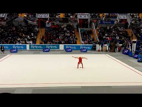 Championnat France GR Reims 2020 Nat A 18+ Mathilde Lartigue Massues