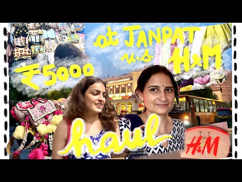 HAUL: ₹5000 in Janpat Delhi Market v.s. H&M