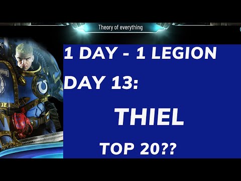 ONE DAY ONE LEGION #14 - Aeonid Thiel deck - Ultramarines