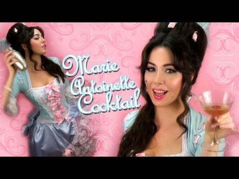"LET THEM DRINK CHAMPAGNE COCKTAILS!!!" A Marie Antoinette Cocktail!