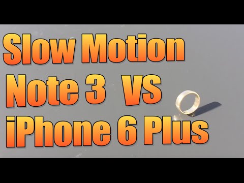 Slow Motion Note 3 vs iPhone 6 plus