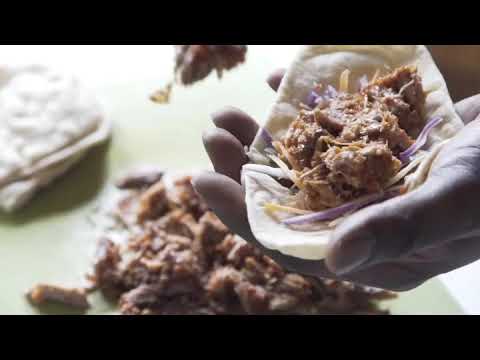 Pulled Pork in Flatbread