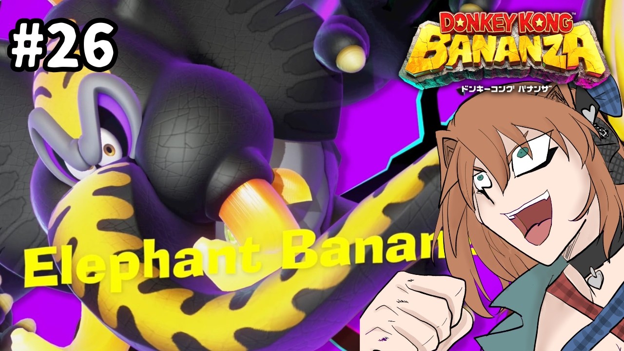 ゾウさんの方がも～っと好きです【ドンキーコングバナンザ】#26