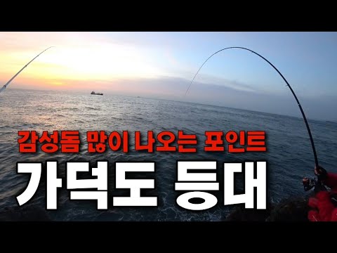 I went fishing for red sea bream at Gadeokdo Lighthouse, which is popular these days!!