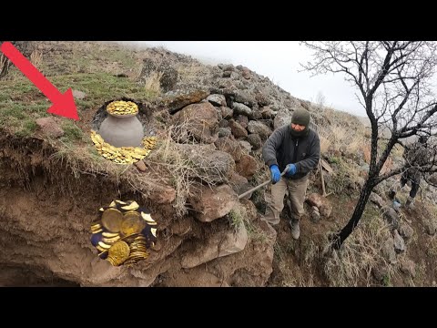 Bir Kazan Altın Tozu Hazine  Bulunma anı treasure gold  Parti 1