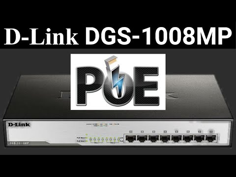 Šakotuvas Jungiklis D-Link DGS- 1008MP video
