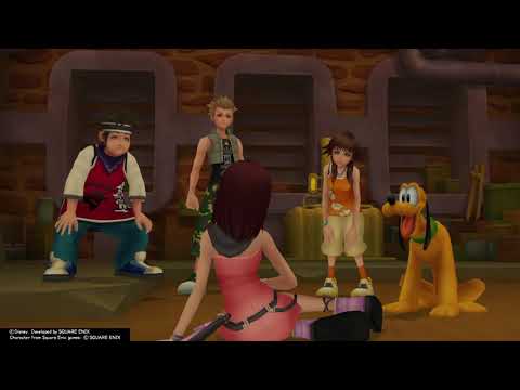 Kingdom Hearts II Final Mix (PS4) Cutscene #220 - Kairi ends up in Twilight Town