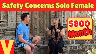 Safety Concerns for Female Retirees Overseas | $800 Month Living Costs