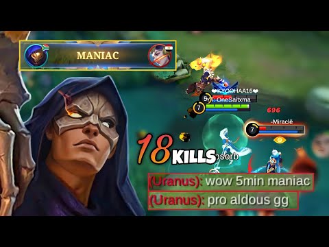 ALDOUS 5 MINUTES EARLY MANIAC | ALDOUS BEST BUILD 2022