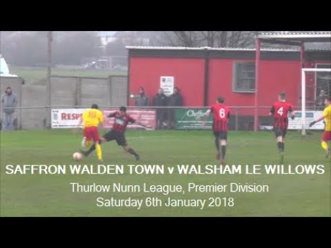 Saffron Walden Town v Walsham Le Willows. Season 2017-18