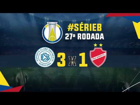 Gols de São Bento 3 x 1 Vila Nova, Campeonato Brasileiro Série B