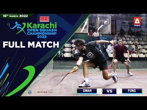 OMAR MOSAAD Vs TSZ FUNG YIP | Full Match | GFS Karachi Open Squash Championship 2022 | A Sports