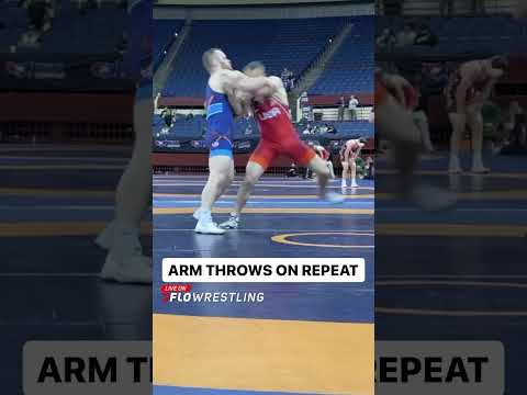 Alexander Kikinou had his arm throws working in the Senior Nationals quarterfinals!