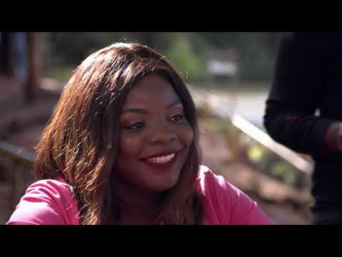 Lourena and Abush share a moment outside the Studio - Coke Studio Africa (Et)