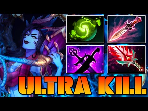Queen OF Pain Dota 2 Mid Guide Pro Gameplay Tutorial Carry Patch - 7.33
