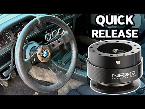 How to Install NRG Quick Release Steering Wheel on E30 BMW