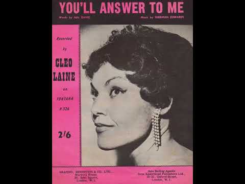 Cleo Laine : You'll Answer To Me