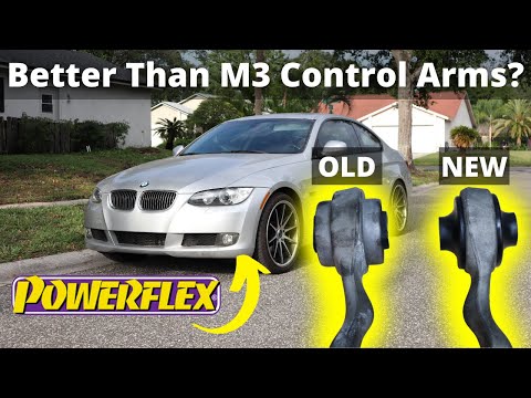 Best Suspension Upgrade for BMW 335i? Powerflex Control Arm Bushing Upgrade DIY!
