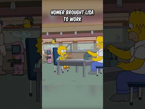 Homer brought Lisa to work