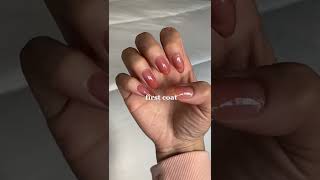 trying Korean jelly nail polish for the 1st time ✧˚ · .