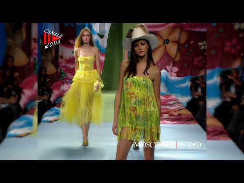 MOSCHINO Spring Summer 2000 Milan 4K - Canale Moda