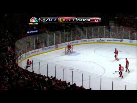 Jarret Stoll SHG 2-1 Mar 25 2013 LA Kings vs Chicago Blackhawks NHL Hockey goal