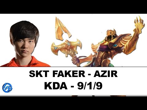 SKT Faker - Azir vs Lux - Kr SoloQ