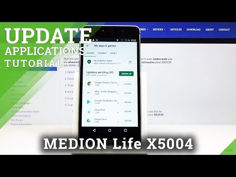 How to Update Applications in MEDION Life X5004 – Actualize Apps