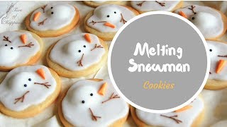 MELTING SNOWMAN COOKIES | By Ilona Deakin from Tiers Of Happiness