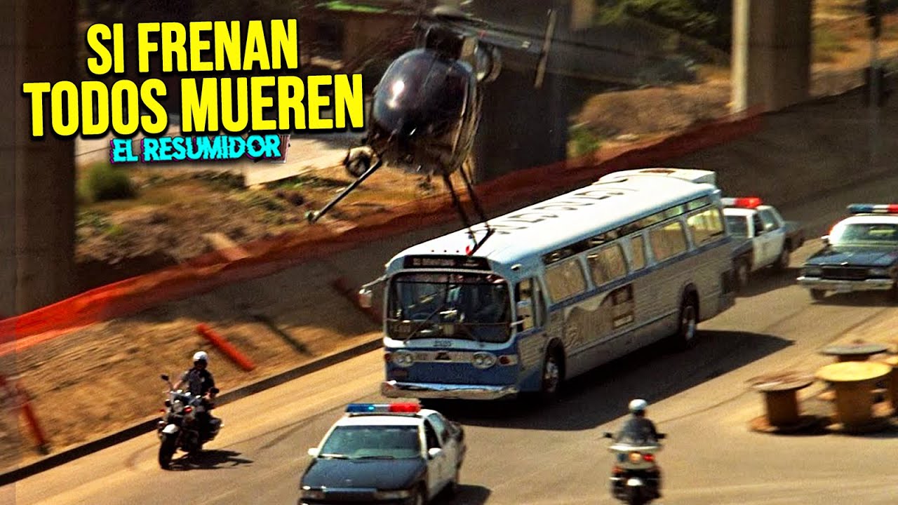 SI EL AUTOBUS VIAJA A MENOS DE 80 km/h EXPLOTA Y TODOS LOS PASAJEROS MUER3N | Resumen en 10 Minutos