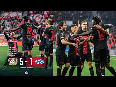 Bayern LeverKusen 5 : 1 Molde FK | Highlights | Europe league