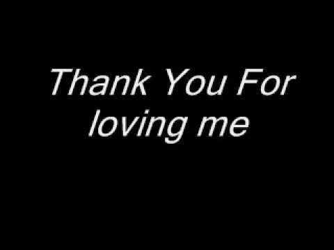 Bon Jovi - Thank You For Loving Me (Lyrics)