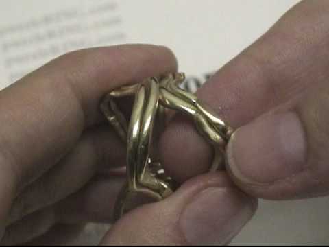 Puzzle Ring Solution for 8 Band REGULAR Puzzle Rings 8B141