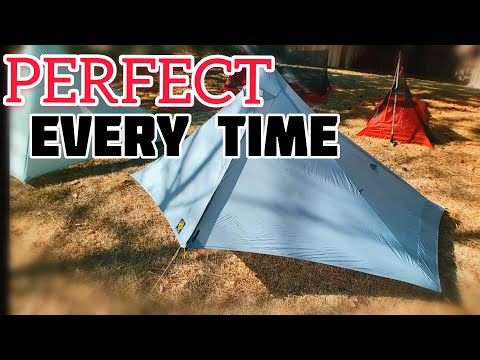 YOU'RE DOING IT WRONG! HOW to SET UP A TREKKING POLE TENT