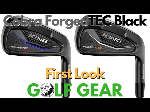First Look Cobra Forged Tec Black Irons Putts Around 