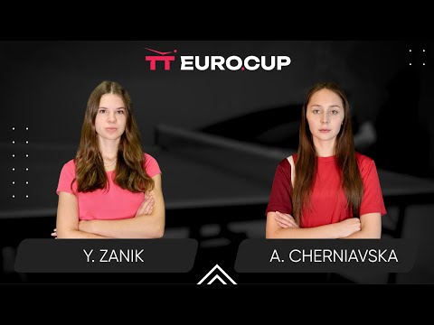 12:15 Yulianna Zanik-Alina Cherniavska 04.01.2025 TT Euro.Cup Women Ukraine Star. TABLE 3