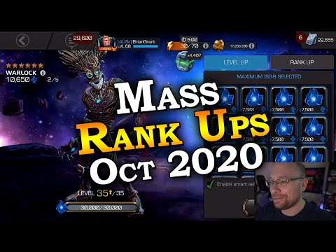 Mass Rank Up! - October 2020 | Marvel Contest of Champions