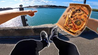 I HAVE TO BRING BACK THIS PIZZA ON TIME (Epic Parkour POV)