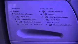 preview picture of video 'Holiday washer overview -- Hotpoint Aquarius 1100 wm63'
