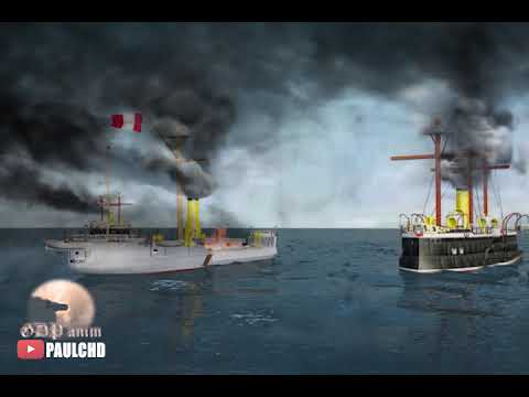 ANGAMOS BATTLE IN 3D - Interesting Parts from the Huascar Correspondent