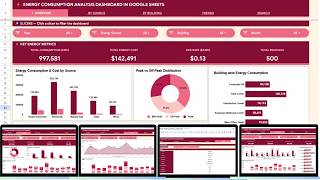 Energy Consumption Analysis Dashboard in Google Sheets