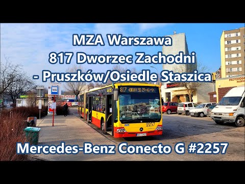 MZA Warszawa - linia 817, Mercedes-Benz Conecto G #2257