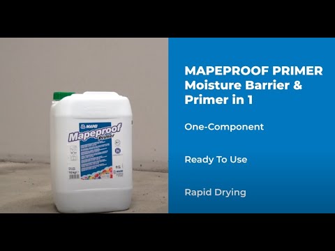 Mapei - How to prime a floor with Mapeproof Primer